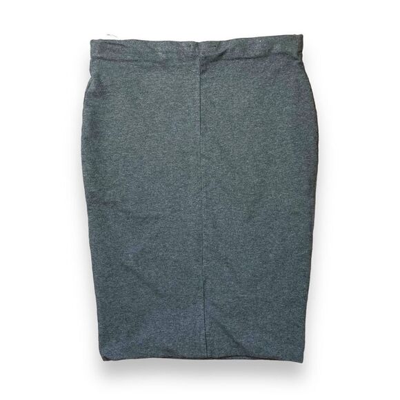 Zara W & B Collection Heather Gray Stretch Mini Skirt Sz 28 - Picture 5 of 11